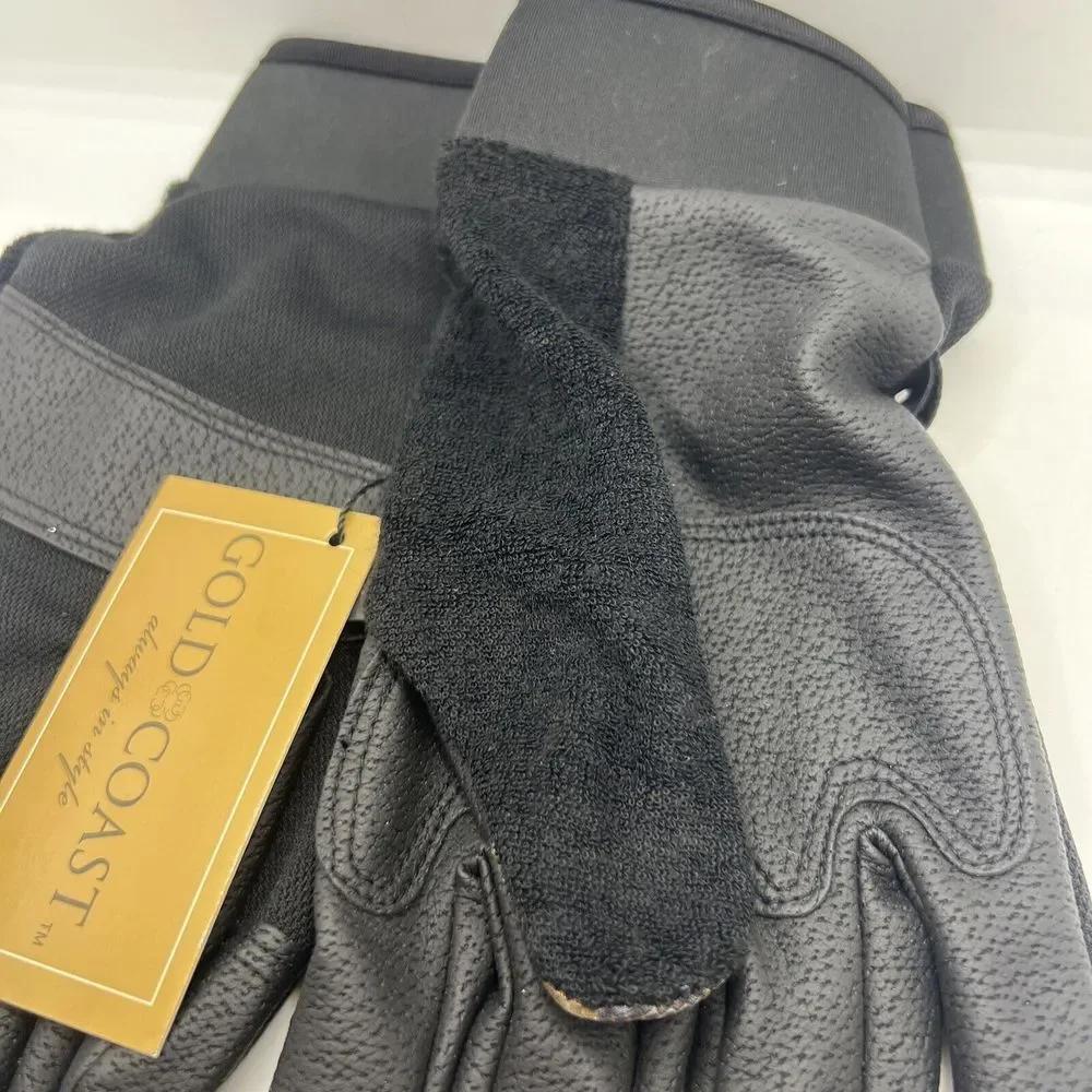 Gold Coast Women'sGloves L/XL Black‎ Texting